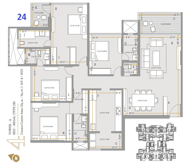 24K Manor Pimple Nilakh is a Ultra Luxurious 3BHK and 4BHK flats